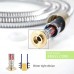 WEAPRIL Shower Hose 59-inch Bathroom Stainless Steel Extra Long Handheld Showerhead Hose Replacement with Solid Brass Connector Explosion Proof - Polished Chrome - B07GBT3FQD